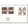 Szwecja 1973, Folklor, malarstwo ludowe. FDC