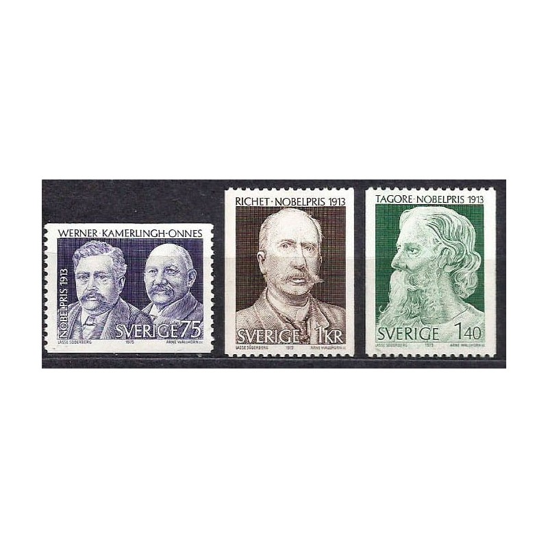 Szwecja 1973, Nobel 1913: fizyka, medycyna, literatura **