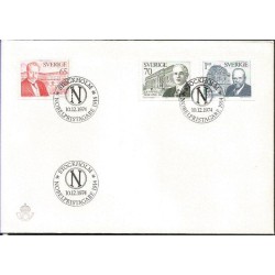 Szwecja 1974, Nobel 1914: chemia, medycyna, fizyka. FDC