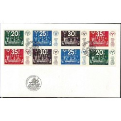 Szwecja 1974, ŚWF Stockholmia. FDC z blokiem