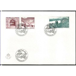 Szwecja 1974, UPU, Światowy Związek Pocztowy. CZ. SŁANIA. FDC