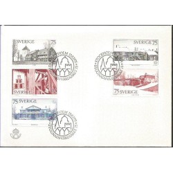 Szwecja 1975, Architektura. CZ. SŁANIA. FDC