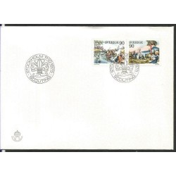 Szwecja 1975, Harcerstwo. FDC