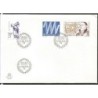 Szwecja 1975, Matematyka, weterynaria, sztuka. FDC