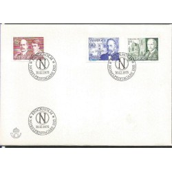 Szwecja 1975, Nobel 1915: chemia, literatura, fizyka. FDC