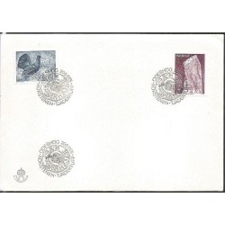 Szwecja 1975, Ptak, archeologia. FDC