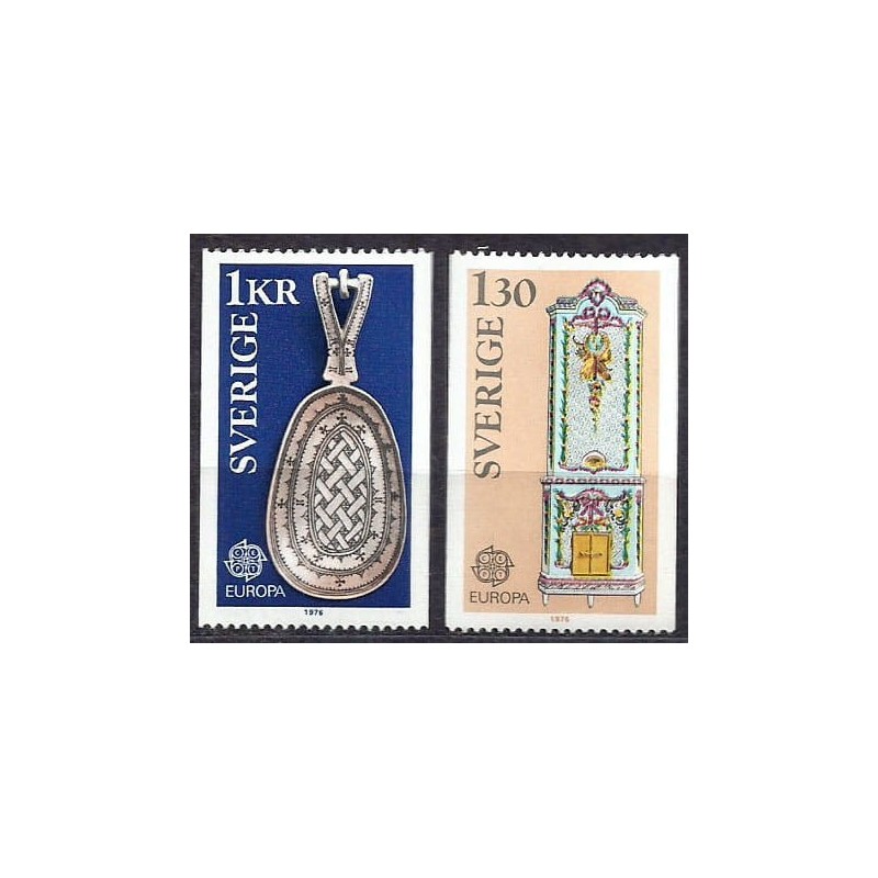 Szwecja 1976, EUROPA CEPT **