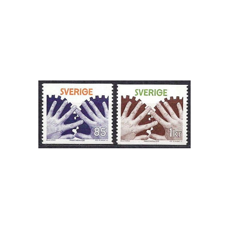 Szwecja 1976, Praca, BHP, bezpieczeństwo. CZ. SŁANIA **