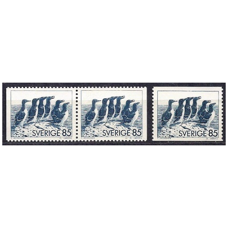 Szwecja 1976, Ptaki alki **