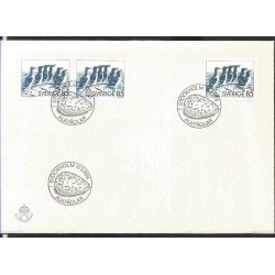 Szwecja 1976, Ptaki alki. FDC