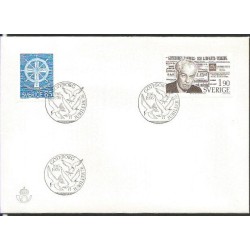 Szwecja 1976, Religia, Datownik: ptaki mewy. FDC