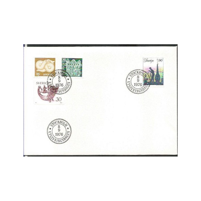 Szwecja 1976, Sztuka. FDC