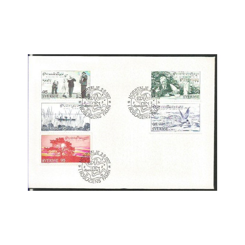 Szwecja 1977, Muzyka. CZ. SŁANIA. FDC