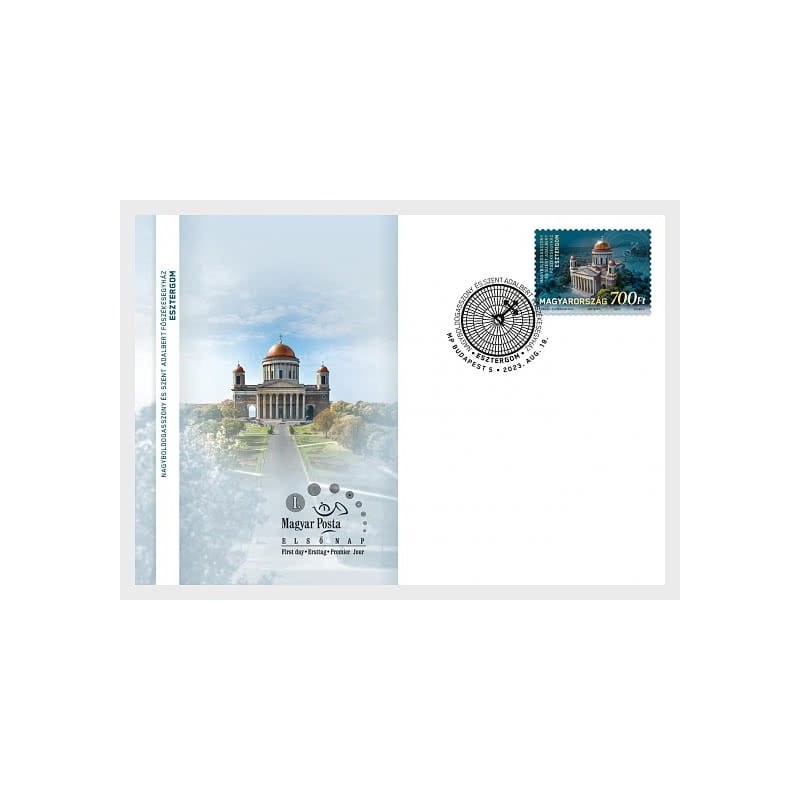 Węgry 2023, Święty Wojciech, katedra Esztergom. FDC