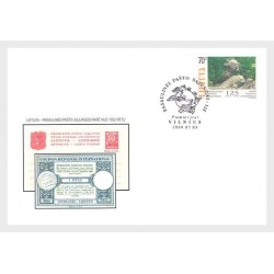 Litwa 1999, Światowy Związek Pocztowy UPU. FDC