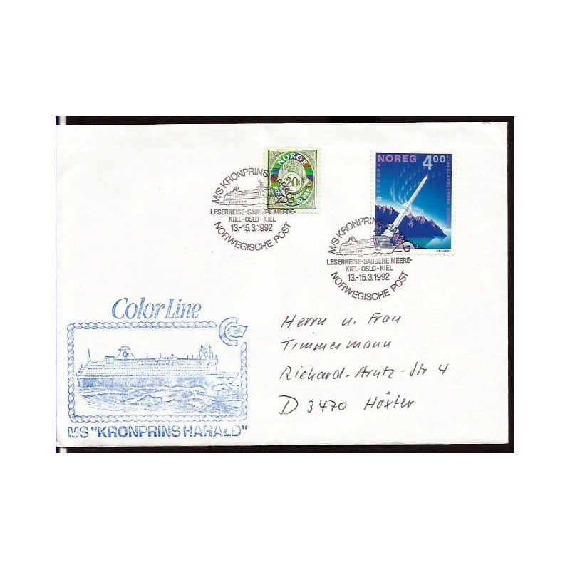 Norwegia 1992, Prom Kronprins Harald. Ładna całość.
