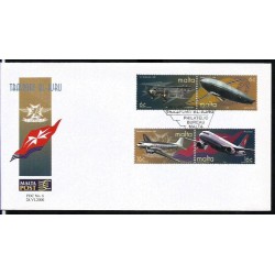 Malta 2000, Samoloty, lotnictwo. FDC