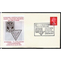 Wielka Brytania 1970, Nauka i sztuka polska, fotografia i filatelistyka. Londyn