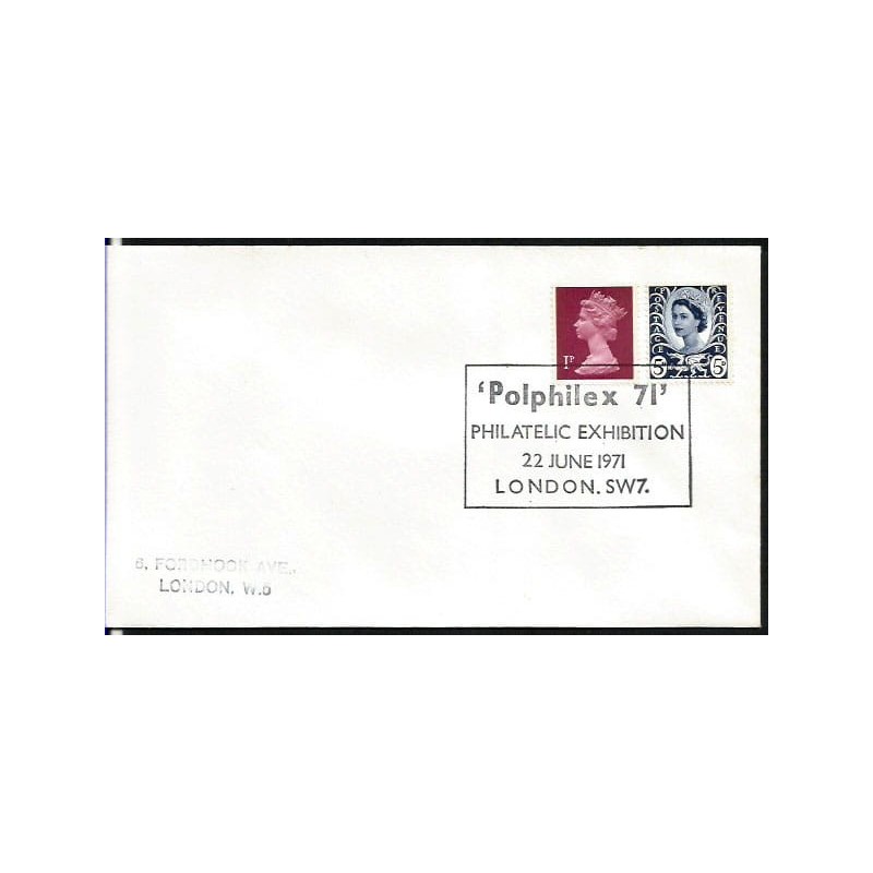 Wielka Brytania 1971, WF Polphilex. Londyn