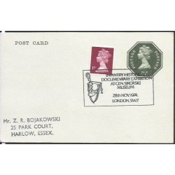 Wielka Brytania 1974, Powstanie listopadowe, czapka, wystawa. Londyn