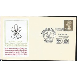 Wielka Brytania 1981, Harcerstwo, Philapol. Londyn, koperta
