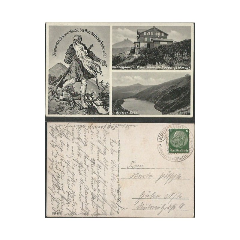 Karpacz, Schronisko Księcia Henryka, Liczyrzepa, Karkonosze. Obieg 1937