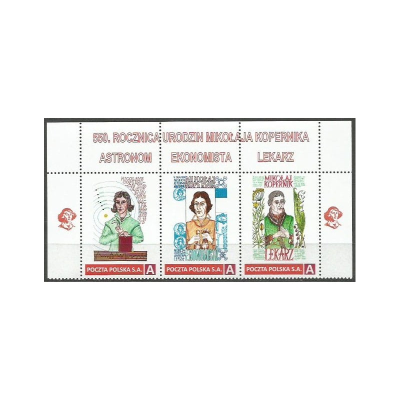 2023 Personalizowany, Mikołaj Kopernik, astronomia, medycyna, ekonomia. Pasek **