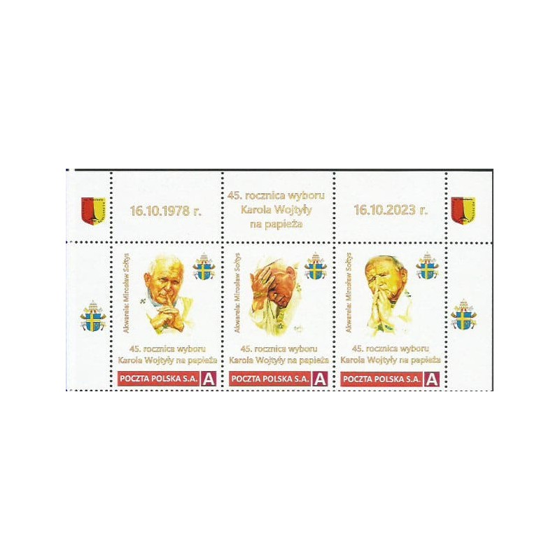 2023 Personalizowany, Papież Jan Paweł II, Stowarzyszenie Kolekcjonerów, Wrocław. Pasek **