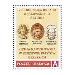 2023 Personalizowany, Namysłów, Kraków, Brzeg, król Kazimierz Wielki, książę Konrad Oleśnicki, Bolesław Rozrzutny **