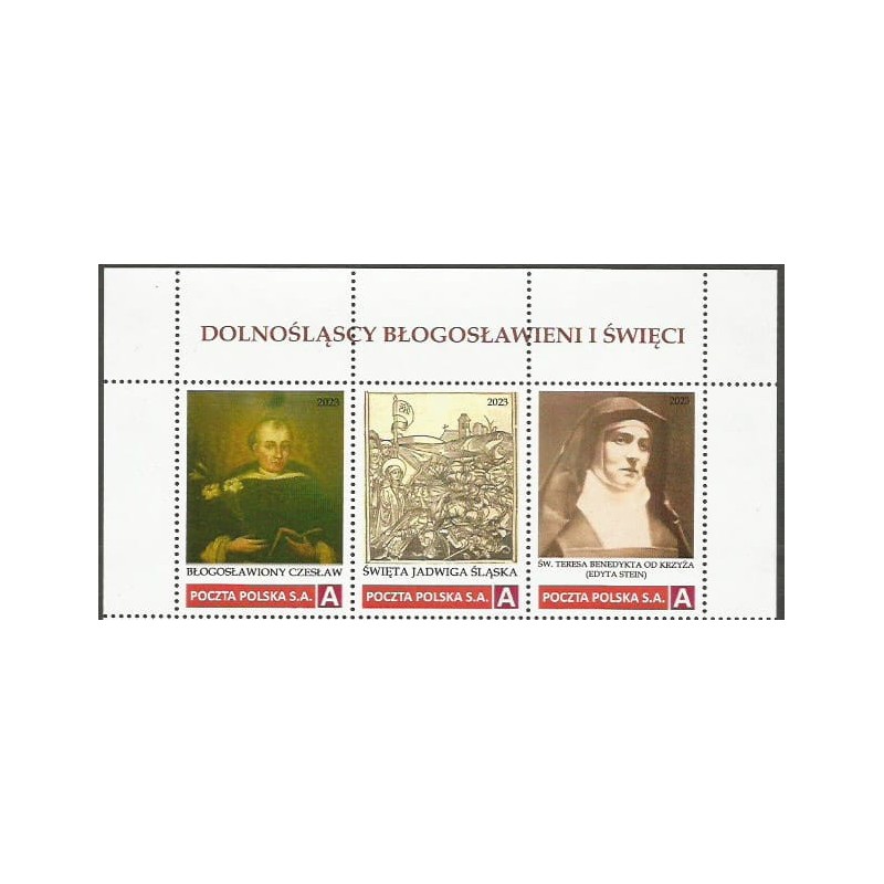 2023 Personalizowany, Błogosławiony Czesław, Święta Jadwiga Śląska, Edyta Stein. Pasek **