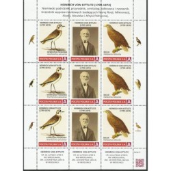 2024 Personalizowany, Ptaki, H. von Kittlitz, siweczka, Bielik, Wrocław. Arkusz **