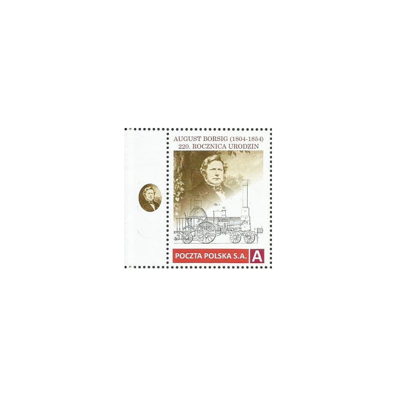 2024 Personalizowany, Kolej, A. Borsig, lokomotywa, przemysł, Zabrze, Wrocław **