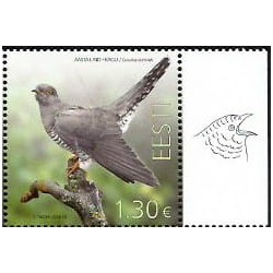 Estonia 2024, Ptak: kukułka. Margines **