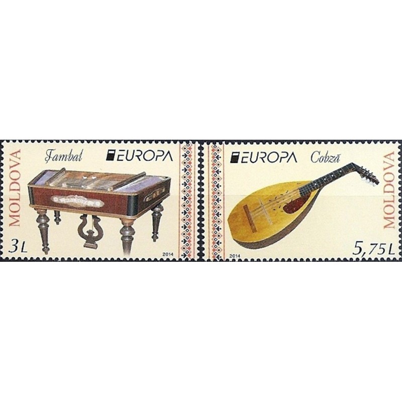 Mołdawia 2014, EUROPA CEPT: muzyka. Arkusze **