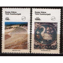 Cypr Tur. 1990, Amfiteatr i mozaika, starożytność **