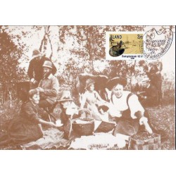 W. Alandzkie 1986, Malarstwo. Karta maksimum