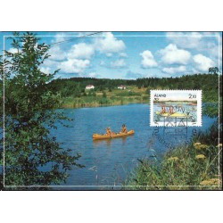 W. Alandzkie 1991, Turystyka, kajak. Karta maksimum