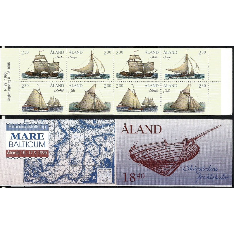 W. Alandzkie 1995, Statki, żaglowce. Zeszycik **