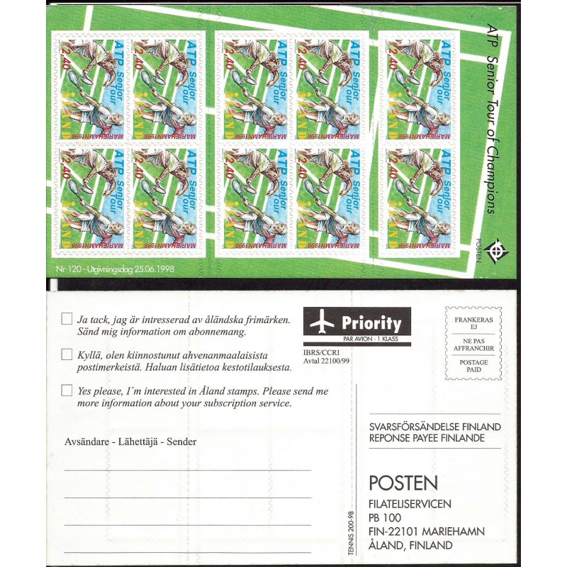 W. Alandzkie 1998, Tenis, sport. Zeszycik **