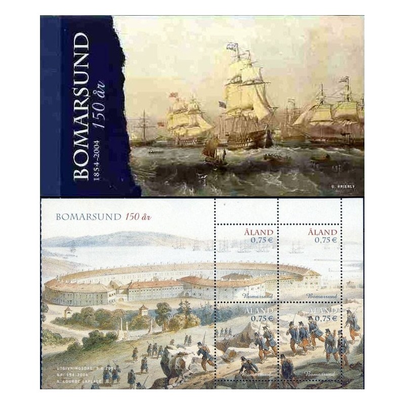 W. Alandzkie 2004, Bitwa pod Bomarsund, wojna krymska. Zeszycik ** z dwoma takimi samymi blokami