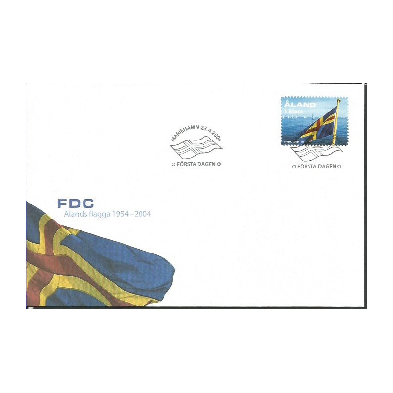 W. Alandzkie 2004, Flaga. FDC