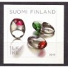 Finlandia 2010, Wielkanoc, biżuteria, minerały **