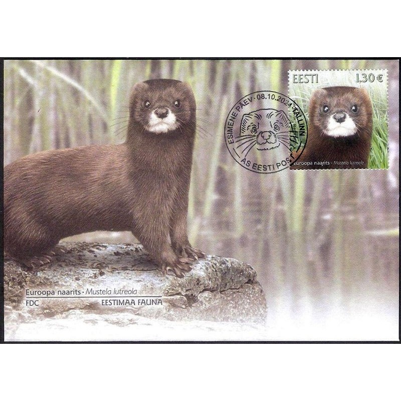 Estonia 2024, Fauna: norka. FDC