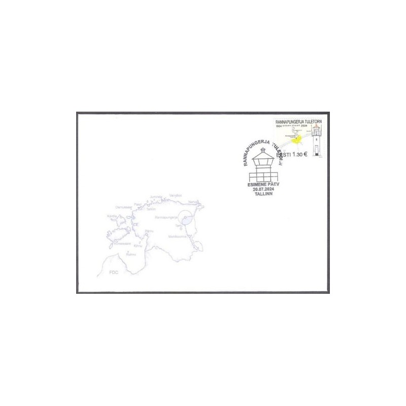 Estonia 2024, Latarnia morska. FDC