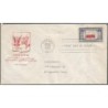 USA 1943, Okupowane kraje: Polska, flaga. FDC