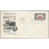 USA 1943, Okupowane kraje: Polska, flaga. FDC