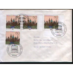 Niemcy 1991, Hannower, 750 lat. FDC  Bonn