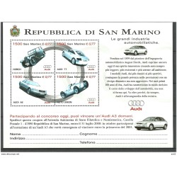 San Marino 1999, Samochody Audi, motoryzacja. Blok **