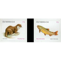 Austria 2006, Fauna: wydra i ryba troć **