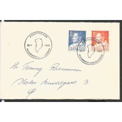 Grenlandia 1963, Król. CZ. SŁANIA. FDC